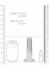 Non Realistic Dildo with Suction Cup - 5,3/ 13,5 cm