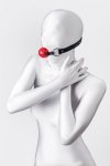 Anonymo gag, ABS plastic, red, 64 cm