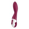 Satisfyer Heated Thrill Connect App - podgrzewany wibrator (bordowy)