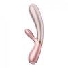 Satisfyer Hot Lover pink - podgrzewany wibrator króliczek (różowy)
