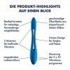 Satisfyer Elastic Game multi vibrator -  wielofunkcyjny wibrator (ciemny niebieski)