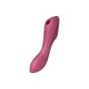 Satisfyer Curvy Trinity 3 red - masażer łechtaczki (czerwony)