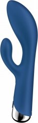 Satisfyer Spinning Rabbit 1 Blue - wibrator króliczek (granatowy)