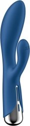 Satisfyer Spinning Rabbit 1 Blue - wibrator króliczek (granatowy)