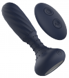 Dream Toys StarTroopers Titan Vibrating Anal Vibe with Remote - korek analny z wibracjami (granatowy)