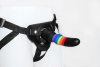 Dream Toys Colourful Love Strap On Solid Dildo - Strapon dildo