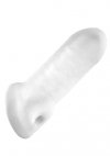 Perfect Fit Fat Boy Original Ultra Fat Clear 5.5'' - nakładka na penisa (szary)