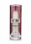 Perfect Fit Fat Boy Checker Box Sheath Clear 6,5 - nakładka na penisa (szary)