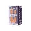 Silexd Podwójny Wibrator Double Penetration 18-20 cm Vibration + LRS Flesh - dildo (cielisty)