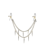 Pipedream Fetisch Fantasy Series Rock Hard Nipple Clamps Silver - zaciski na sutki (srebrny)