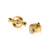 Fetish Fantasy Zaciski na Sutki Gold Magnetic Clamps (złoty)