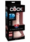 King Cock dildo - Plus 6'' Triple Density Cock sztuczny penis (cielisty)