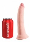 King Cock dildo - Plus 7'' Triple Density Cock sztuczny penis (cielisty)