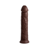 King Cock Dildo Elite 11Dual Density Silicone Cock Brown - dildo (brązowy)