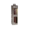 King Cock Dildo Elite 11Dual Density Silicone Cock Brown - dildo (brązowy)