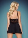 810-BAB Babydoll czarny L/XL