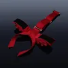 Upko Portable Bowknot Over-the-door Hand Restraint Gear (czerwony)