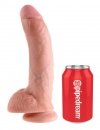 King Cock dildo - 9'' Cock with Balls sztuczny penis (cielisty)