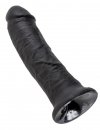 King Cock duże czarne dildo - 8'' Cock sztuczny penis (czarny)
