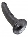 King Cock dildo - 7'' Cock sztuczny penis (czarny)