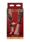 Taboom Ankle Cuffs Red - kajdanki na kostki (czerwony)