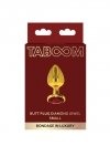 Taboom Butt Plug With Diamond Jewel Gold S - korek analny (złoty)