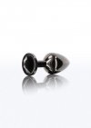 Taboom Butt Plug With Diamond Jewel Silver S - korek analny (srebrny)