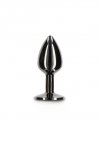 Taboom Butt Plug With Diamond Jewel Silver S - korek analny (srebrny)