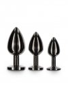 Taboom Butt Plug With Diamond Jewel Silver L - korek analny (srebrny)