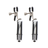 Taboom klamerki na sutki Nipple Play Adjustable Vibrating Clamps - zaciski na sutki (srebrny)