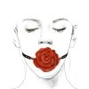 ZALO & UPKO Doll Series Rose Ball Gag Black Straps