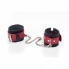 Whips Crazy Horse Red S – kajdanki rozmiar S (czerwony)