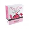 LoversPremium Tease Me Gift Set Pink - zestaw akcesoriów (opaska + pierścień + wibrator / różowy)