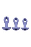 Evolved Hole Punch Plug Set - zestaw korków analnych (fioletowy)