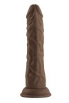 FEMMEFUNN WIRELESS TURBO SHAFT BROWN- wibrujące dildo z pilotem (brązowy)