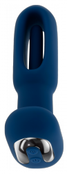 Evolved The Flapper Vibrating Anal Plug - korek analny z wibracjami (niebieski)