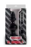 Dream Toys Menzstuff Spindle 10Function Butt Plug - wibrujący korek analny (czarny)