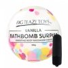 Big Teaze Toys Bath Bomb Surprise With Vibrating Body Massager Vanilla - waniliowa kula do kąpieli z masażerem ciała 