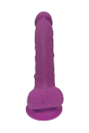 Dream Toys REAL LOVE DILDO WITH BALLS 7INCH PURPLE - dildo (fioletowy)