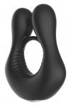 Dream Toys RAMROD STRONG VIBRATING COCKRING - pieścień na penisa z wibracjami (czarny)