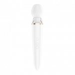 Satisfyer Double Wand-er - masażer z wymienną nasadką (biały)