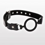 Taboom Open Ring Gag - knebel (czarny)