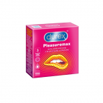 Durex Pleasuremax - Prezerwatywy z wypustkami, prążkowane (1op./3 szt.)