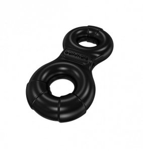 Bathmate Vibe Ring Eight - erekcyjny pierścień wibrujący (czarny)