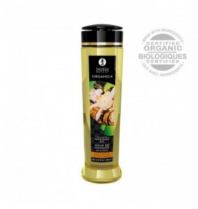 Shunga Natural Massage Oil Organica Almond Sweetness 240ml - olejek do masażu (o zapachu migdałowym) 