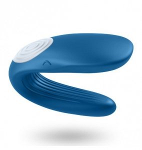 Satisfyer Partner Whale - wibrator dla par (niebieski)
