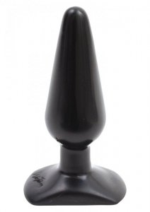 Plug-BLACK BUTT PLUG MEDIUM