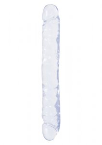 Dildo-DOUBLE DONG 12 TRANSPA JELLY