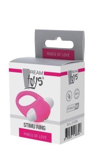 Pierścień-Pejcz-LIT-UP SILICONE STIMU RING 6 PINK