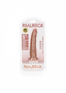 Slim Realistic Dildo with Suction Cup - 6/ 15,5 cm